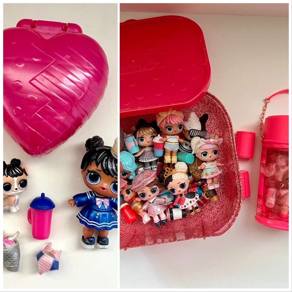 20 LOL Surprise Mini Dolls with Carry Case and Accessories